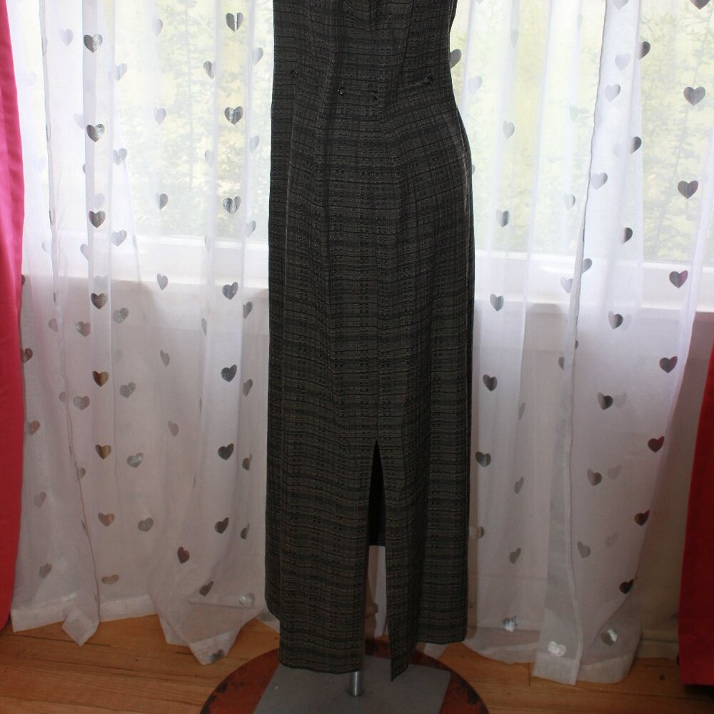 #508 Norton McNaughton Patterned Sleeveless Dress Size L - Picture 4 of 9